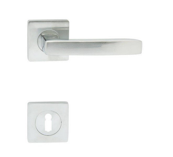 Kování rozetové MEGA-S klika/klika klíč 55x55 mm matný chrom OCS (C MEGRKCM5) - Kliky, okenní a dveřní kování, panty Kování dveřní Kování dveřní mezip. chrom, nikl, nerez